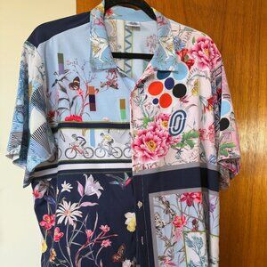 Ostroy Resort Shirt Everything Bagel Size L EUC